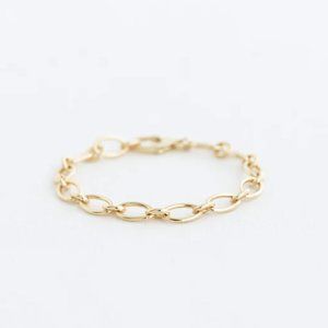 Yearly Co. The Oval Chain Link Bracelet L 8"